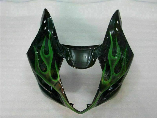 Grün Schwarz Suzuki GSXR 1000 K3 2003-2004 Motorrad Verkleidungen Grün Schwarz Suzuki GSXR 1000 K3 2003-2004 Motorrad Verkleidungen