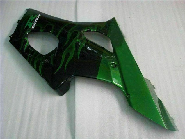 Grün Schwarz Suzuki GSXR 1000 K3 2003-2004 Motorrad Verkleidungen Grün Schwarz Suzuki GSXR 1000 K3 2003-2004 Motorrad Verkleidungen