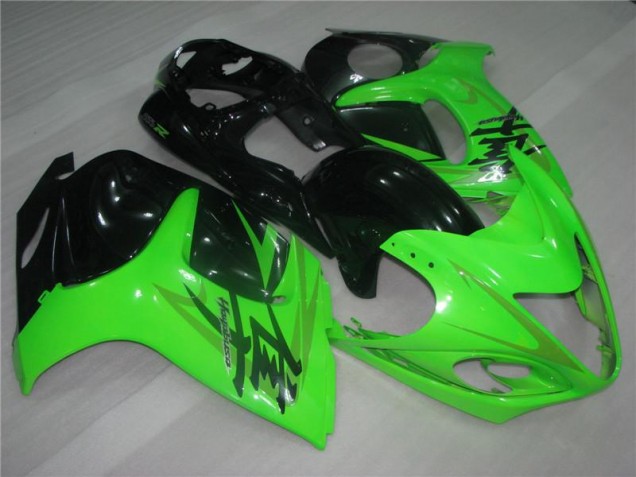 Grün Schwarz Suzuki GSXR 1300 Hayabusa 2008-2019 Motorrad Verkleidungen Grün Schwarz Suzuki GSXR 1300 Hayabusa 2008-2019 Motorrad Verkleidungen