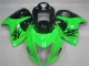Grün Schwarz Suzuki GSXR 1300 Hayabusa 2008-2019 Motorrad Verkleidungen Grün Schwarz Suzuki GSXR 1300 Hayabusa 2008-2019 Motorrad Verkleidungen