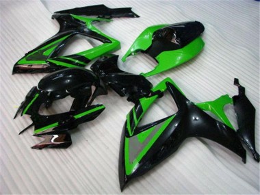 Grün Schwarz Suzuki GSXR 600 / 750 K6 2006-2007 Motorrad Verkleidungen