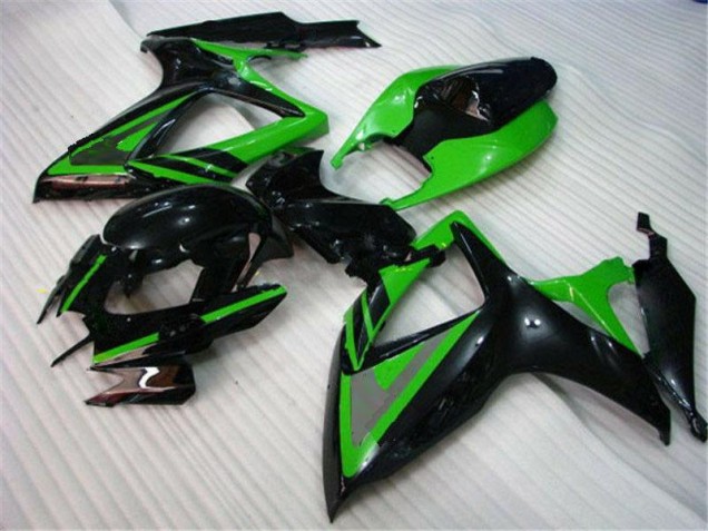 Grün Schwarz Suzuki GSXR 600 / 750 K6 2006-2007 Motorrad Verkleidungen