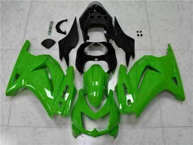 Grün Schwarzer Ninja Kawasaki EX250 2008-2012 Motorrad Verkleidung