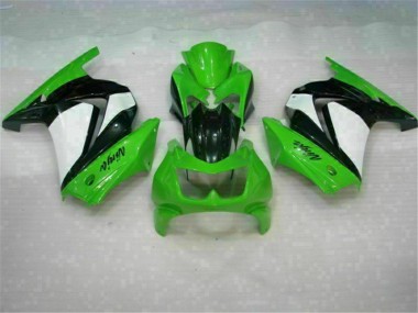 Grün Schwarzer Ninja Kawasaki EX250 2008-2012 Motorrad VollVerkleidungen & Plastik