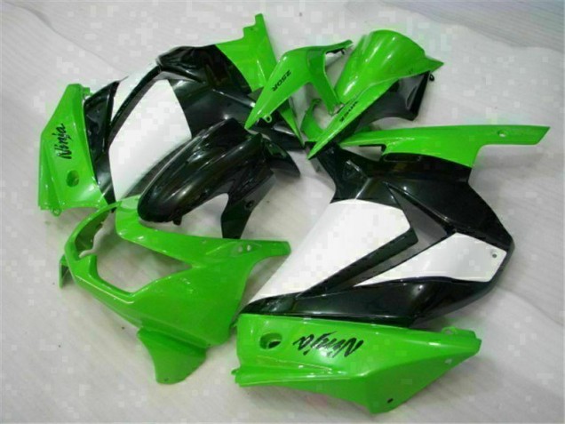 Grün Schwarzer Ninja Kawasaki EX250 2008-2012 Motorrad Vollverkleidung Grün Schwarzer Ninja Kawasaki EX250 2008-2012 Motorrad Vollverkleidung
