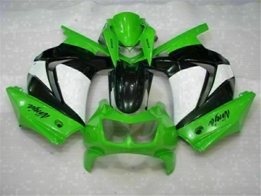 Grün Schwarzer Ninja Kawasaki EX250 2008-2012 Motorrad Vollverkleidung
