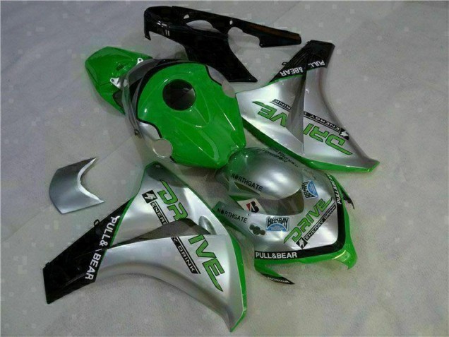 Grün Silber Honda CBR 1000 RR 2008-2011 Motorrad Verkleidungen Grün Silber Honda CBR 1000 RR 2008-2011 Motorrad Verkleidungen