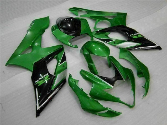 Grün Suzuki GSXR 1000 K5 2005-2006 Motorrad Verkleidung Grün Suzuki GSXR 1000 K5 2005-2006 Motorrad Verkleidung