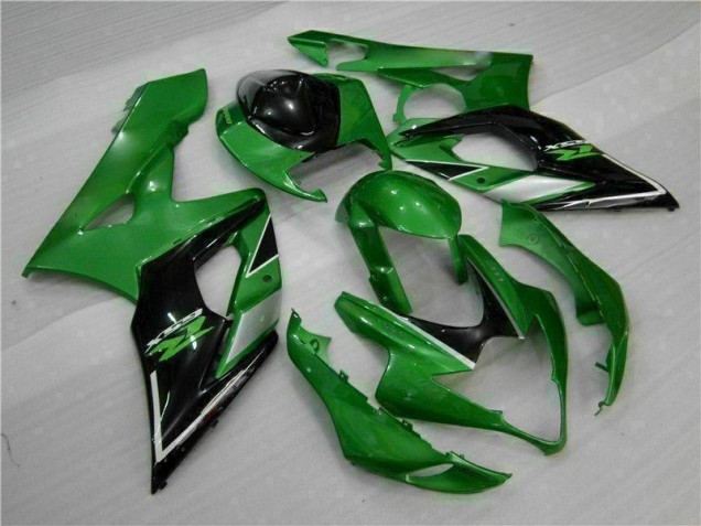 Grün Suzuki GSXR 1000 K5 2005-2006 Motorrad Verkleidung Grün Suzuki GSXR 1000 K5 2005-2006 Motorrad Verkleidung