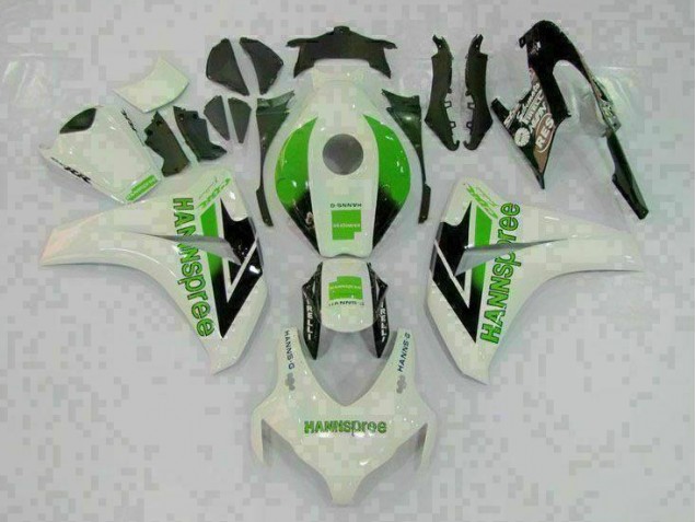 Grün Weiß Honda CBR 1000 RR 2008-2011 Motorrad Vollverkleidung Grün Weiß Honda CBR 1000 RR 2008-2011 Motorrad Vollverkleidung