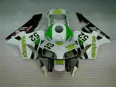 Grün Weiß Schwarz Honda CBR 600 RR 2003-2004 Motorrad Verkleidungen