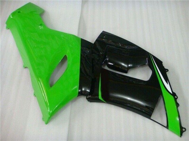 Grün Weiß Schwarz Kawasaki ZX6R 2005-2006 Motorrad Verkleidungen Grün Weiß Schwarz Kawasaki ZX6R 2005-2006 Motorrad Verkleidungen
