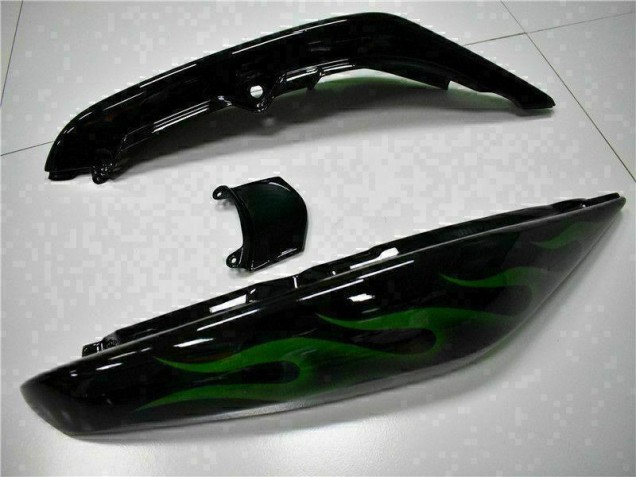 Grüne Flamme Kawasaki EX650 2006-2008 Motorrad Verkleidungen Grüne Flamme Kawasaki EX650 2006-2008 Motorrad Verkleidungen