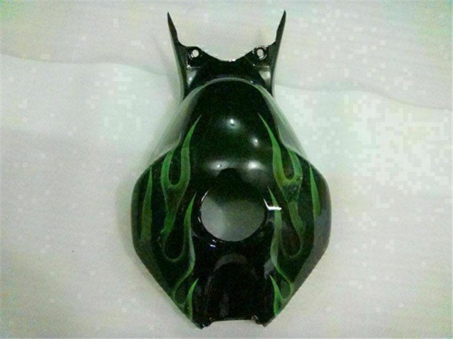 Grüne Flamme Schwarz Honda CBR 1000 RR 2006-2007 Motorrad Verkleidungen Grüne Flamme Schwarz Honda CBR 1000 RR 2006-2007 Motorrad Verkleidungen