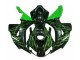 Grüne Flamme Schwarz Honda CBR 1000 RR 2006-2007 Motorrad Verkleidungen Grüne Flamme Schwarz Honda CBR 1000 RR 2006-2007 Motorrad Verkleidungen