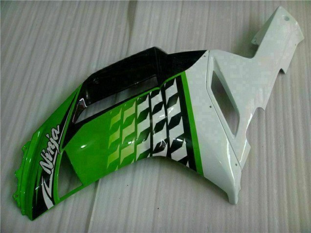 Grüner Weißer Ninja Kawasaki ZX6R 2007-2008 Motorrad Verkleidungen