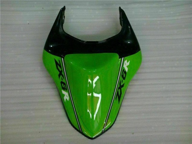 Grüner Weißer Ninja Kawasaki ZX6R 2007-2008 Motorrad Verkleidungen