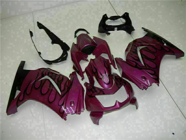 Lila Kawasaki EX250 2008-2012 Motorrad Verkleidungen Lila Kawasaki EX250 2008-2012 Motorrad Verkleidungen