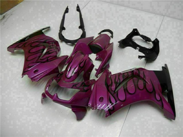 Lila Kawasaki EX250 2008-2012 Motorrad Verkleidungen Lila Kawasaki EX250 2008-2012 Motorrad Verkleidungen