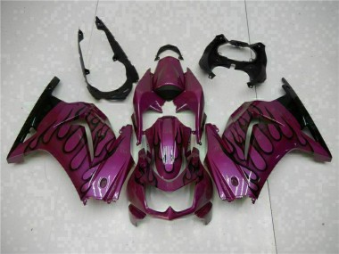 Lila Kawasaki EX250 2008-2012 Motorrad Verkleidungen
