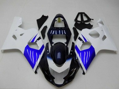 Billige Suzuki GSXR 600/750 Motorrad Verkleidung 2004-2005 - Weiss Blau Schwarz