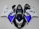 Billige Suzuki GSXR 600/750 Motorrad Verkleidung 2004-2005 - Weiss Blau Schwarz
