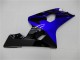 Billige Suzuki GSXR 600/750 Motorrad Verkleidung 2004-2005 - Blau Glanzendes Schwarz