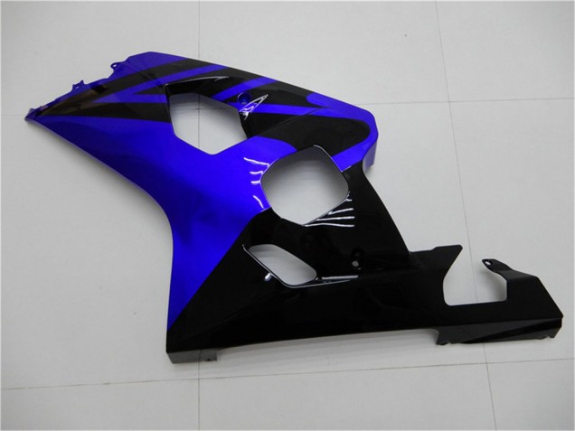 Billige Suzuki GSXR 600/750 Motorrad Verkleidung 2004-2005 - Blau Glanzendes Schwarz