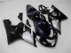 Billige Suzuki GSXR 600/750 Motorrad Verkleidung 2004-2005 - Glanzendes Schwarz Silber Blau
