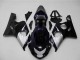 Billige Suzuki GSXR 600/750 Motorrad Verkleidung 2004-2005 - Glanzendes Schwarz Silber Blau