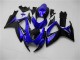 Billige Suzuki GSXR 600/750 Motorrad Verkleidung 2006-2007 - Blau Glanzendes Schwarz