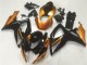 Billige Suzuki GSXR 600/750 Motorrad Verkleidung 2006-2007 - Orange Glanzendes Schwarz