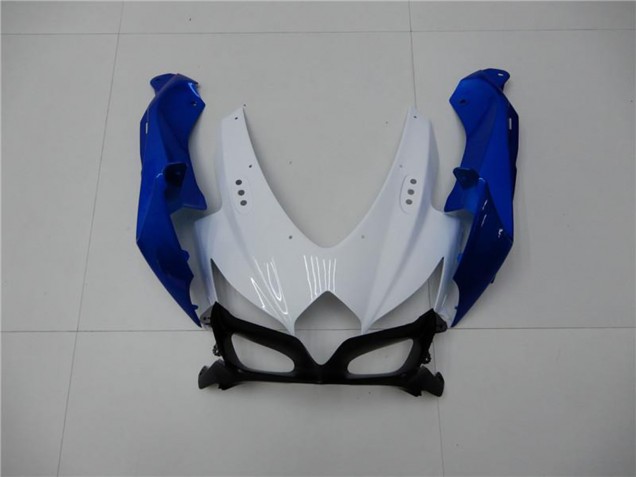 Billige Suzuki GSXR 600/750 Motorrad Verkleidung 2008-2010 - Weiss Blau