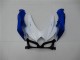 Billige Suzuki GSXR 600/750 Motorrad Verkleidung 2008-2010 - Weiss Blau