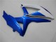 Billige Suzuki GSXR 600/750 Motorrad Verkleidung 2008-2010 - Weiss Blau