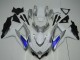 Billige Suzuki GSXR 600/750 Motorrad Verkleidung 2008-2010 - Silber Weiss Blau Schwarz