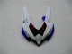 Billige Suzuki GSXR 600/750 Motorrad Verkleidung 2008-2010 - Weiss Blau Schwarz Rot Linie