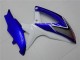 Billige Suzuki GSXR 600/750 Motorrad Verkleidung 2008-2010 - Weiss Blau Schwarz Rot Linie