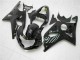 Billige Suzuki GSXR 1000 Motorrad Verkleidung 2000-2002 - Glanzendes Schwarz