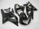 Billige Suzuki GSXR 1000 Motorrad Verkleidung 2000-2002 - Glanzendes Schwarz