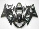 Billige Suzuki GSXR 1000 Motorrad Verkleidung 2000-2002 - Glanzendes Schwarz