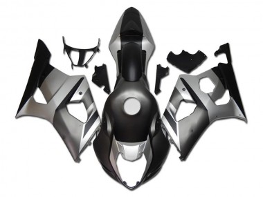Billige Suzuki GSXR 1000 Motorrad Verkleidung 2003-2004 - Silber Grau Schwarz