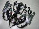 Billige Suzuki GSXR 1000 Motorrad Verkleidung 2005-2006 - Glanzendes Schwarz Silber