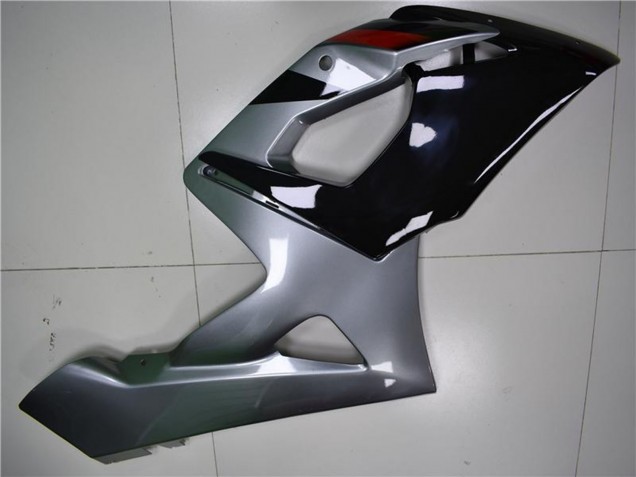 Billige Suzuki GSXR 1000 Motorrad Verkleidung 2005-2006 - Glanzendes Schwarz Silber