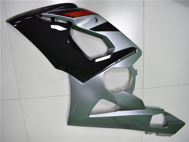 Billige Suzuki GSXR 1000 Motorrad Verkleidung 2005-2006 - Glanzendes Schwarz Silber