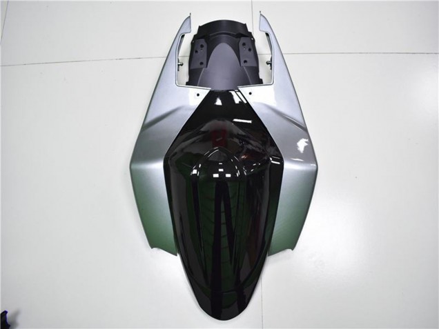 Billige Suzuki GSXR 1000 Motorrad Verkleidung 2005-2006 - Glanzendes Schwarz Silber