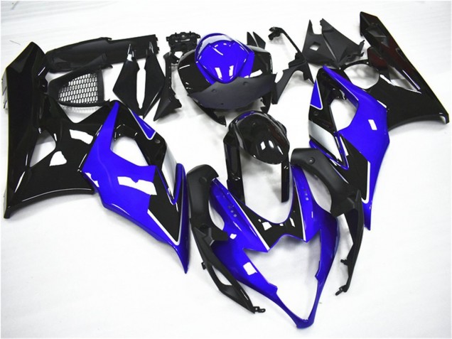 Billige Suzuki GSXR 1000 Motorrad Verkleidung Kit 2005-2006 - Blau Schwarz
