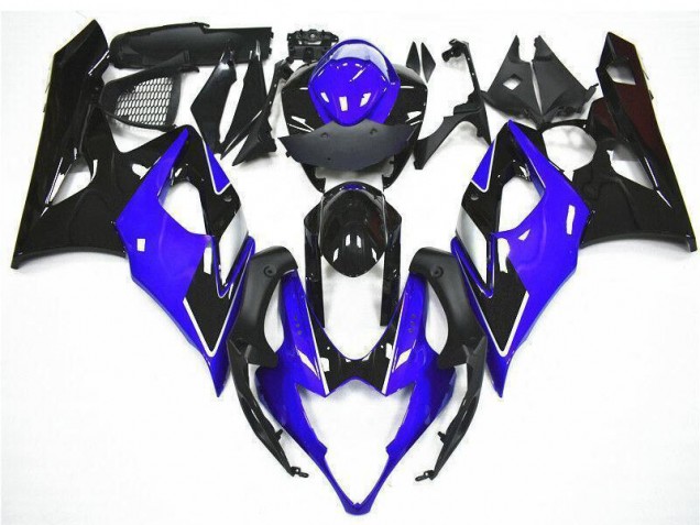 Billige Suzuki GSXR 1000 Motorrad Verkleidung Kit 2005-2006 - Blau Schwarz