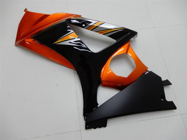 Billige Suzuki GSXR 1000 Motorrad Verkleidung 2007-2008 - Orange Schwarz