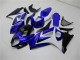Billige Suzuki GSXR 1000 Motorrad Verkleidung 2007-2008 - Weiss Blau Schwarz Kein Aufkleber
